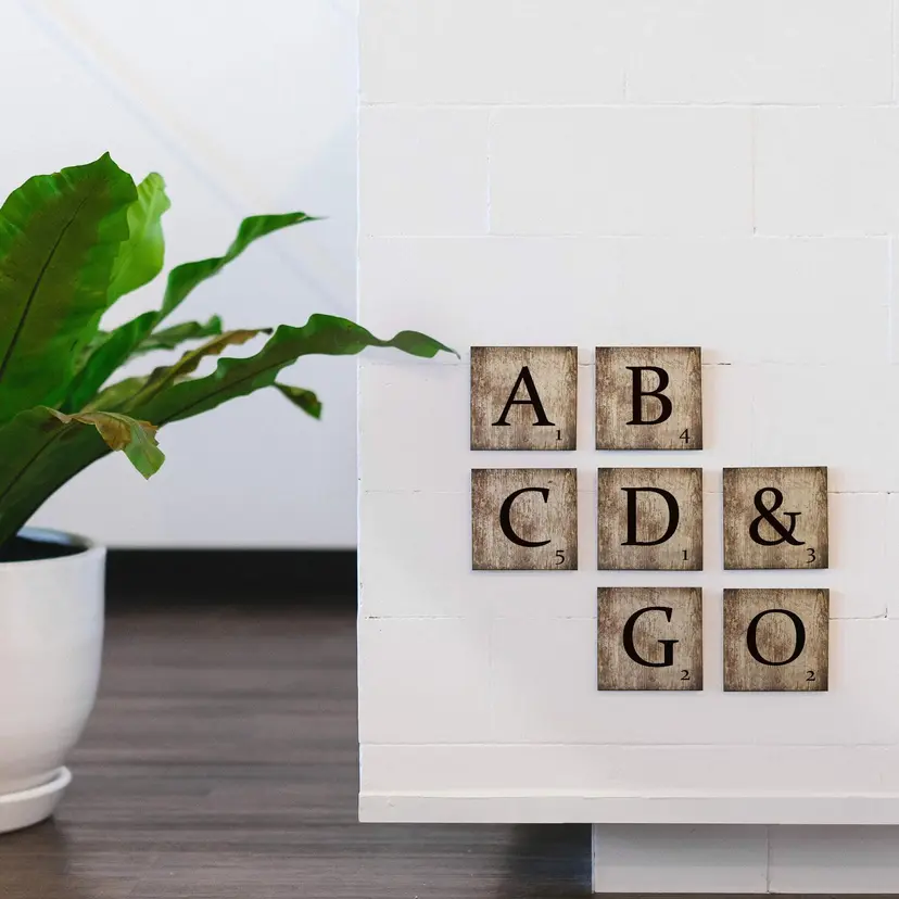 Letras de madera - Vintage