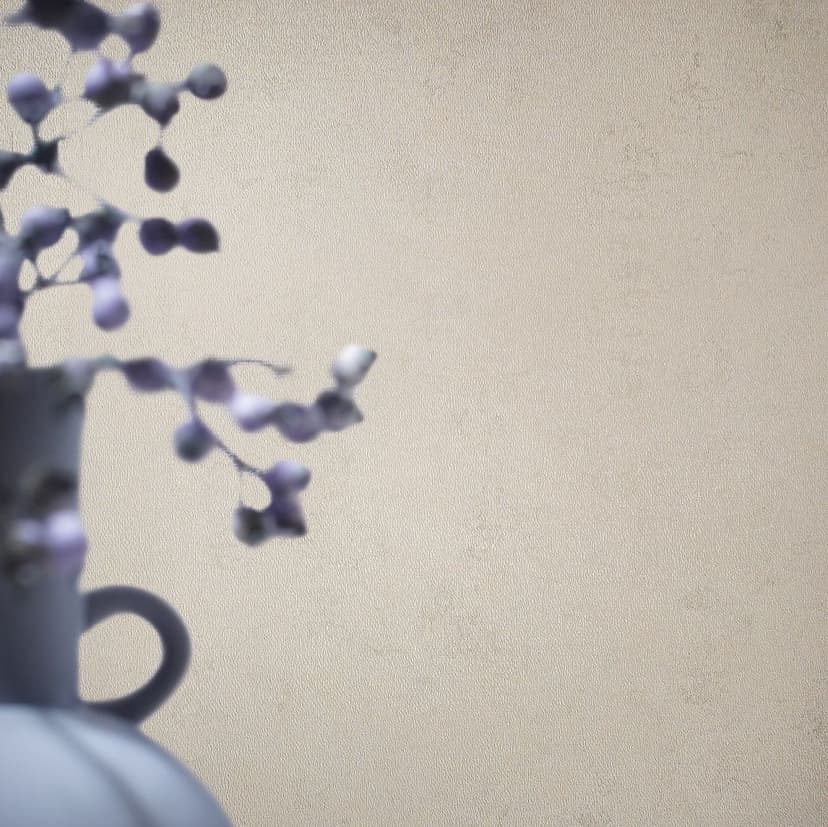 Papel pintado no tejido con aspecto de escayola moderna textura gris, beige