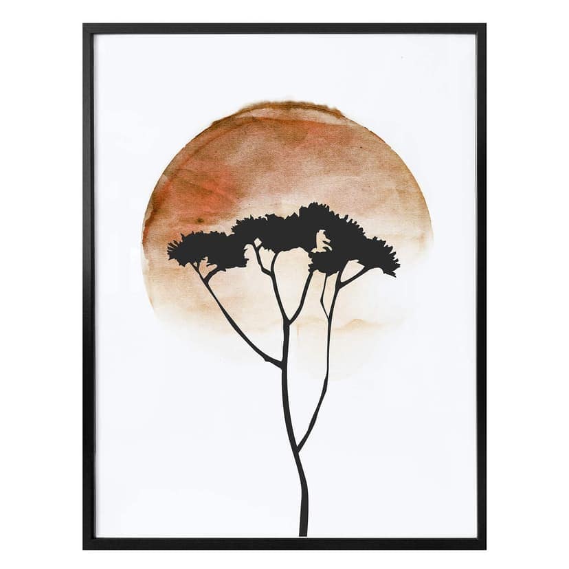 Póster Kubistika - Desierto africano