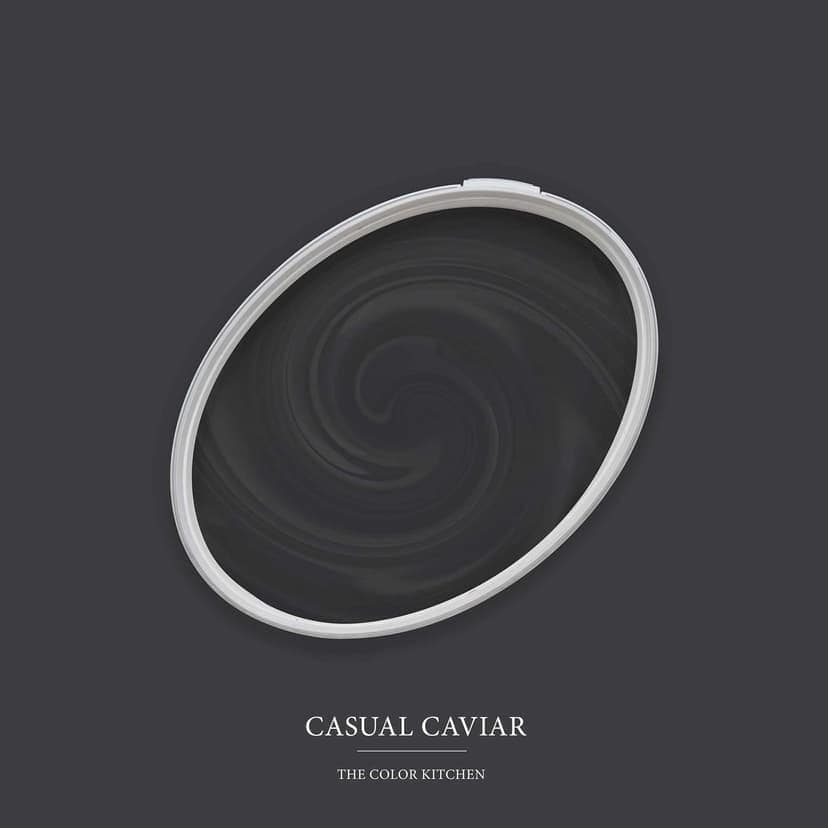 Pintura interior negro mate I Casual Caviar | para habitaciones con sofisticación | LA COCINA DE COLOR