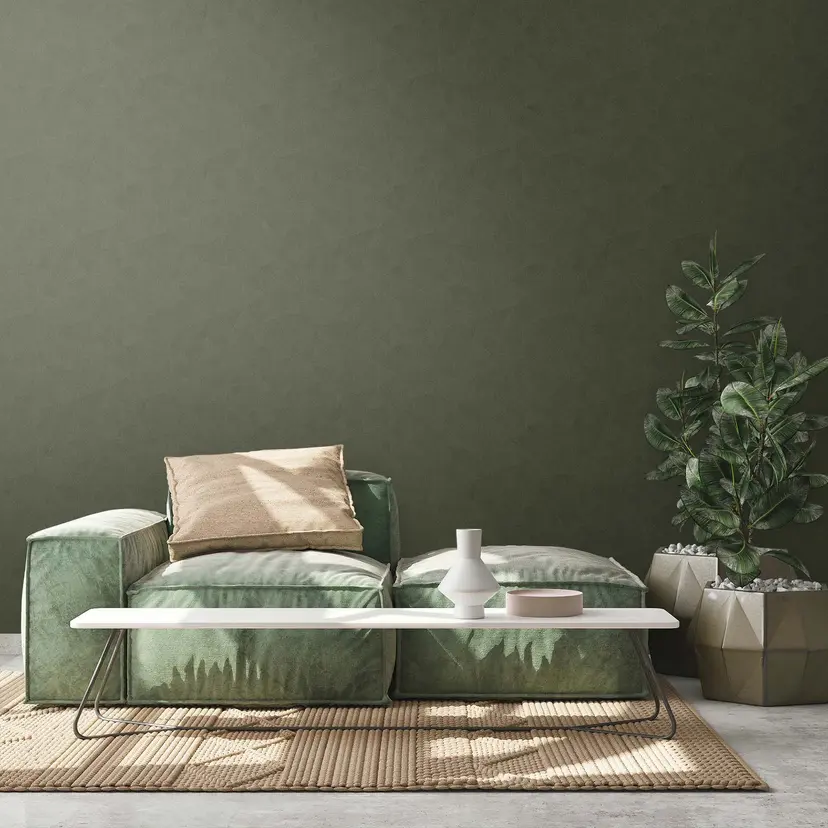 Papel pintado no tejido verde diseño gráfico moderno papel pintado verde oscuro