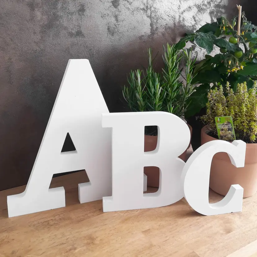 Letras decorativas - Fuente Bodoni