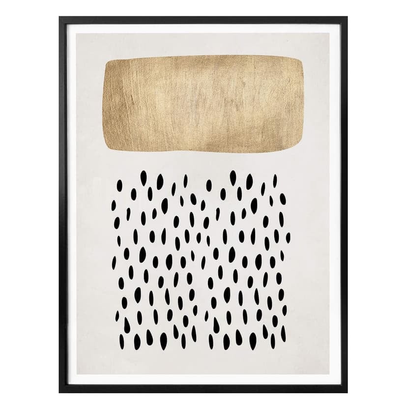 Póster Kubistika - Nube dorada
