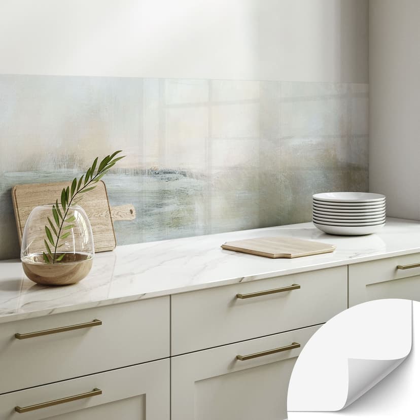 Salpicadero de cocina autoadhesivo Golden Abstract - Hobday