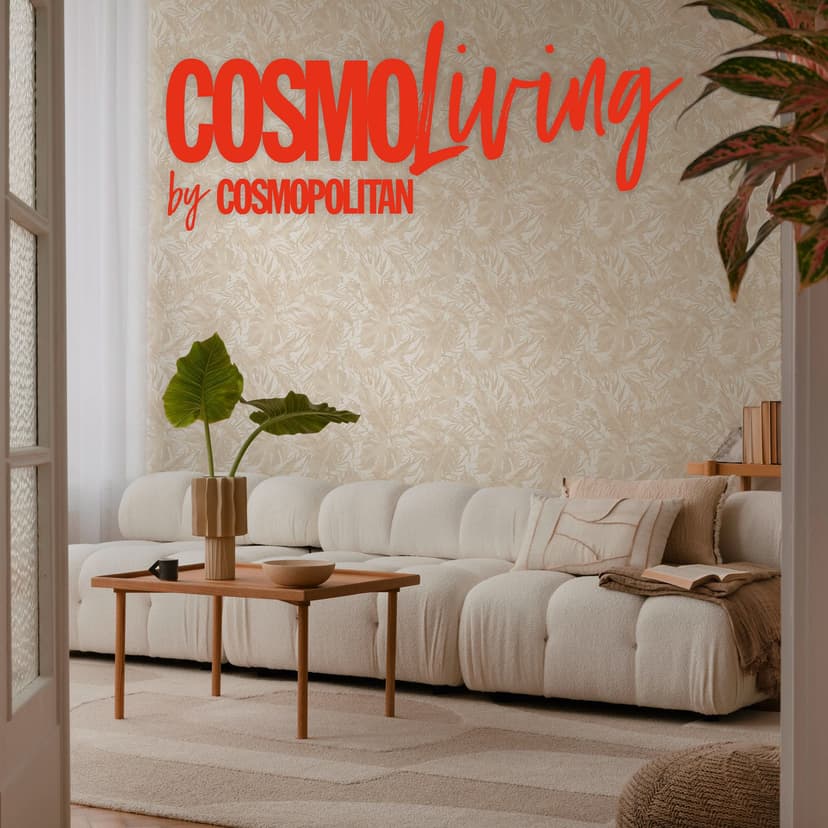 Papel pintado COSMOPOLITAN jungle beige crema - Papel pintado no tejido botánico con hojas
