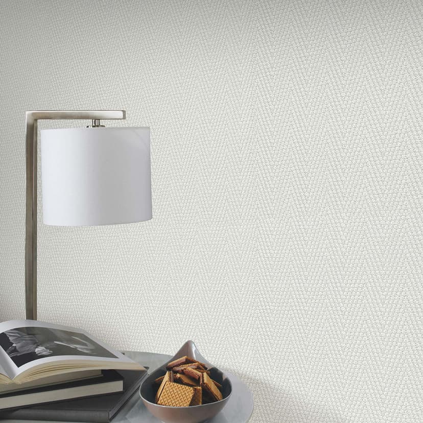 Papel pintado no tejido, papel pintado gráfico Gris camafeo