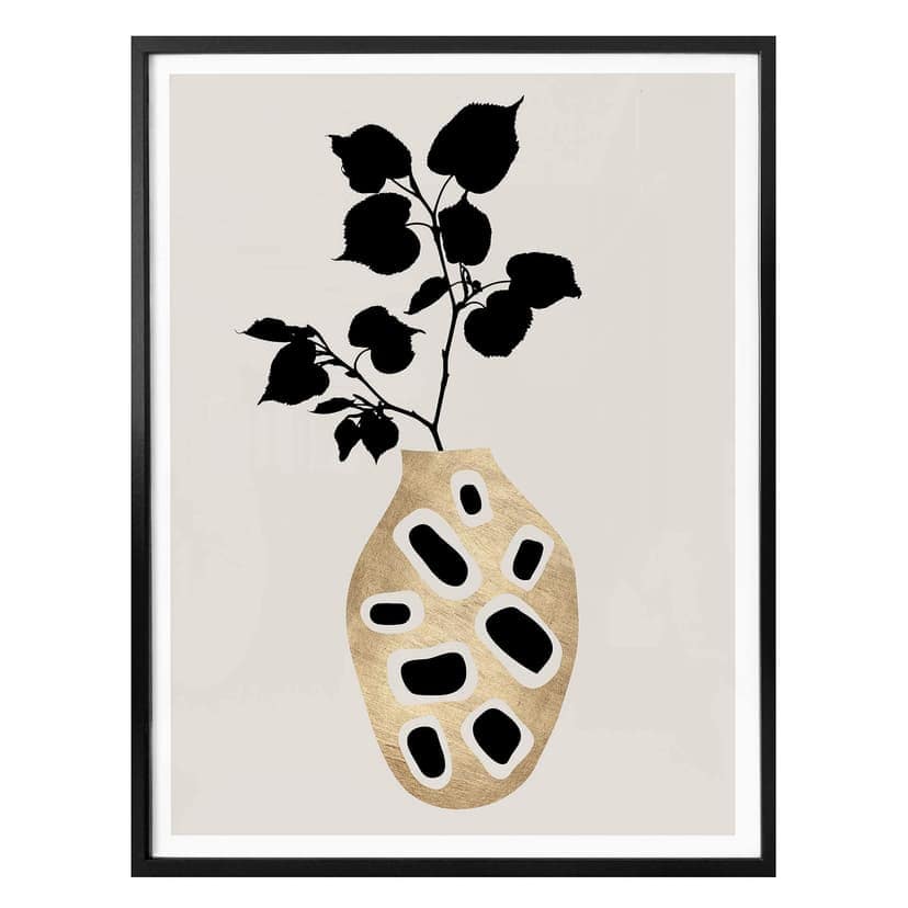 Póster Kubistika - bodegón botánico