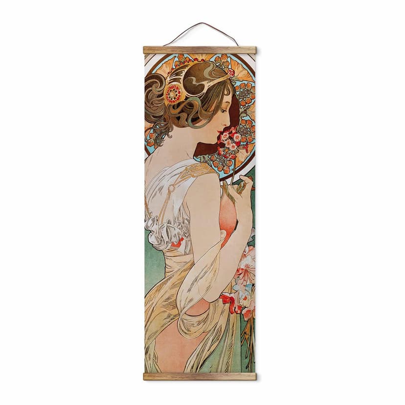 Lienzo, pancarta, Póster de tela Mucha - Cowslip - Panorama