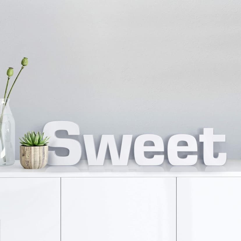 Letras decorativas 3D Sweet
