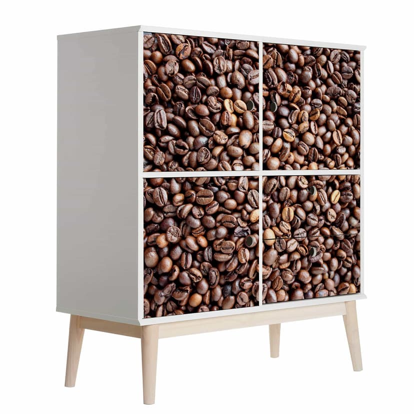 Vinilo adhesivo muebles - Granos de café