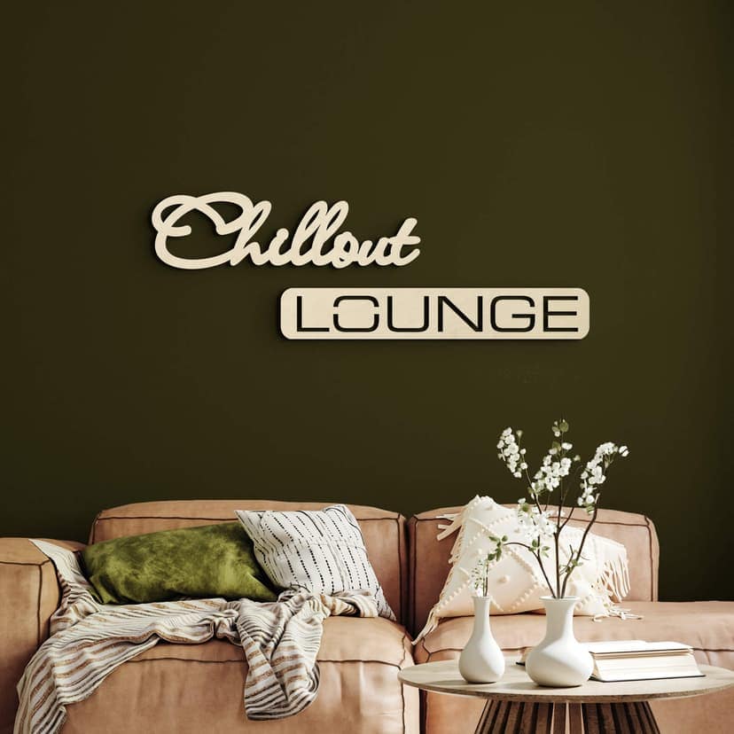 Letras de madera Chillout Lounge