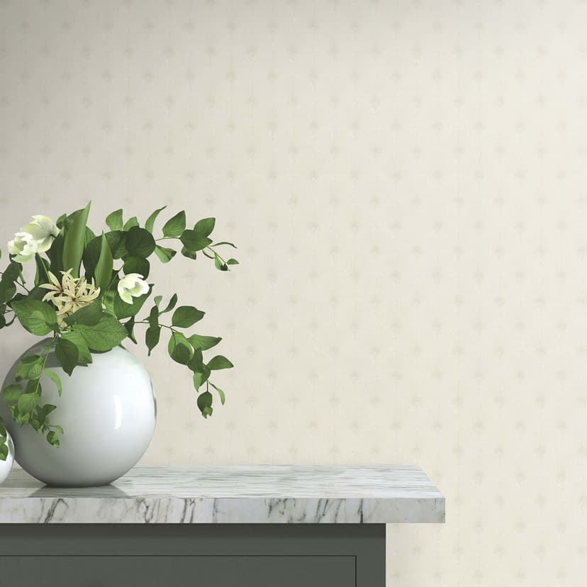 Papel pintado desplegable, papel pintado no tejido Erismann Versailles crema
