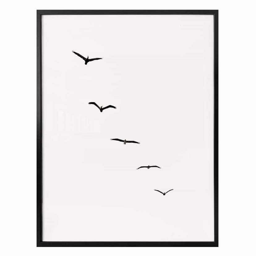 Póster Kubistika - En lo alto del cielo