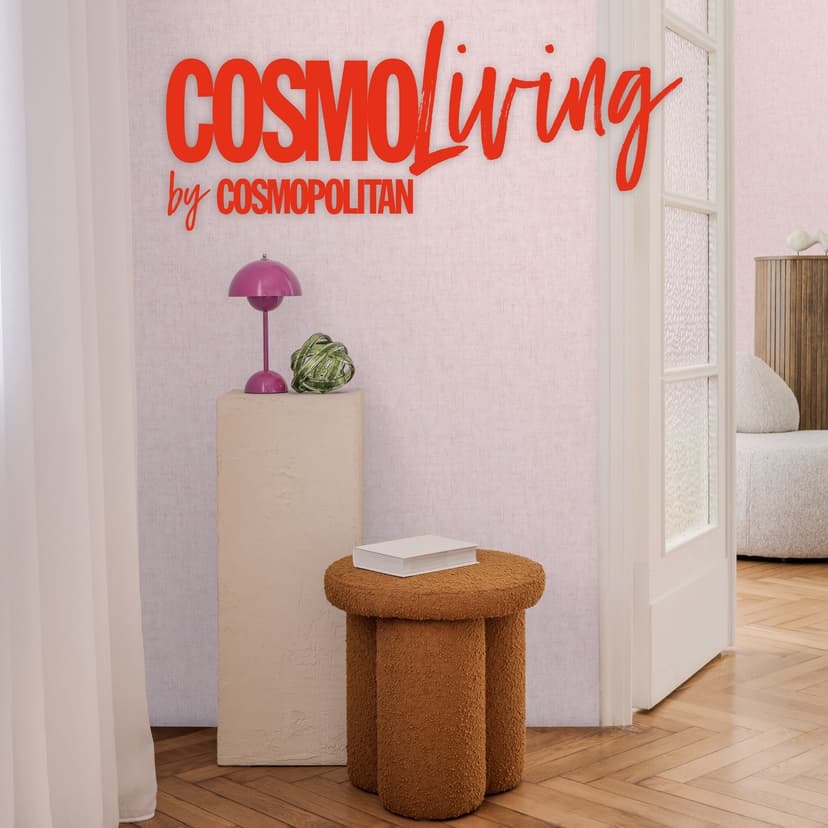 Papel pintado COSMOPOLITAN rosa - Papel pintado no tejido liso moderno dormitorio salón