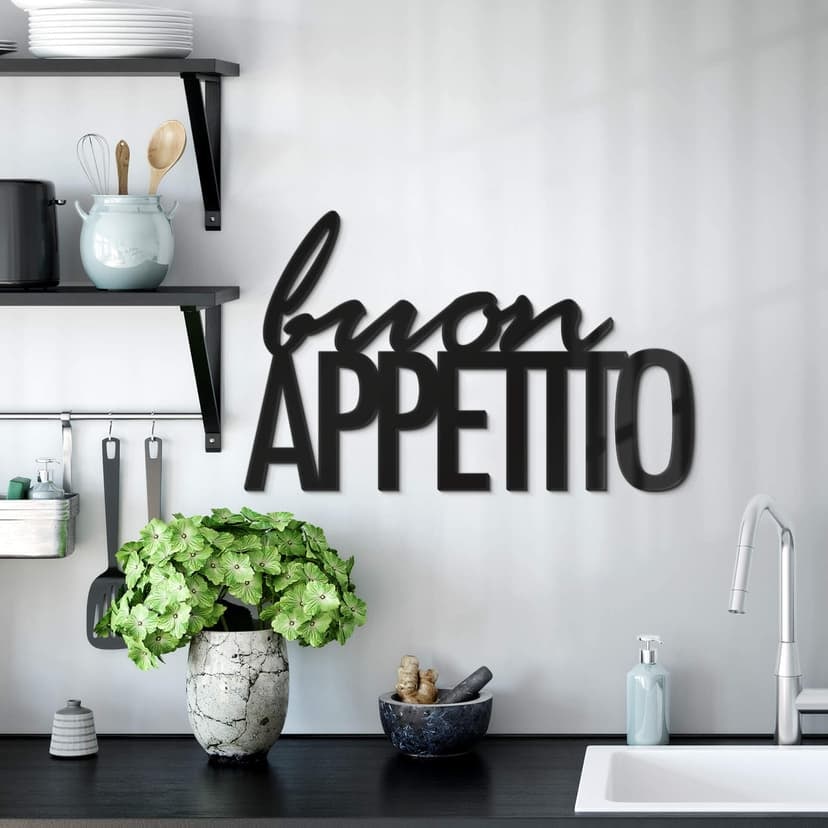 Letras acrílicas Buon Appetito