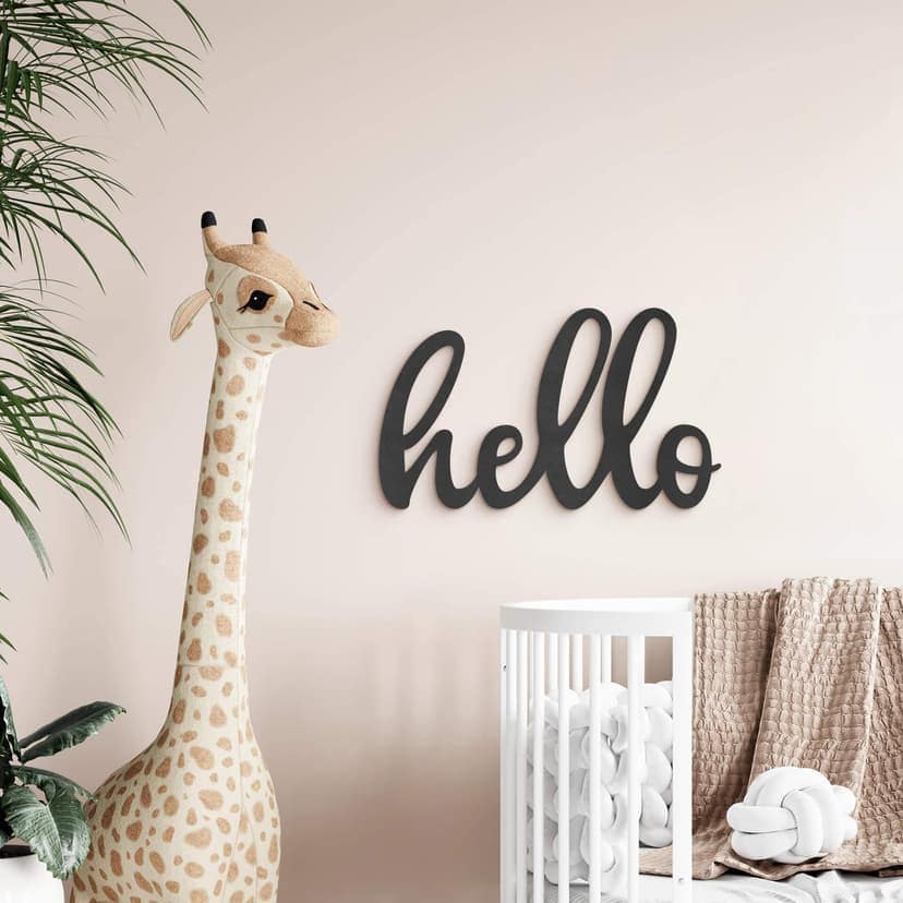Letras decorativas MDF Hola