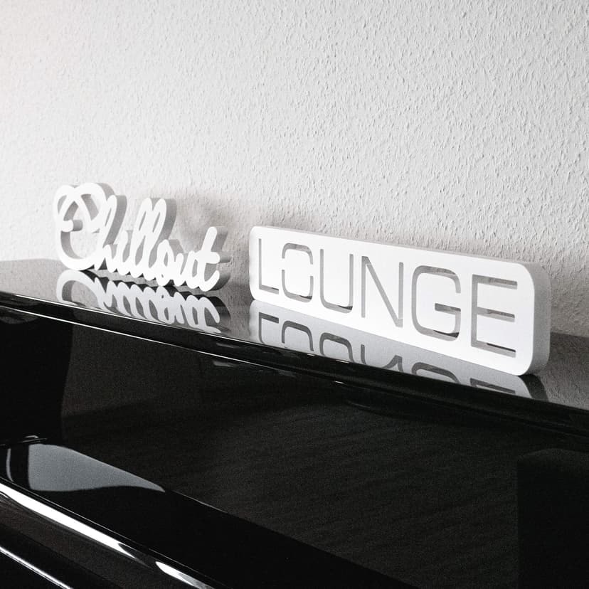 Letras decorativas Chillout Lounge