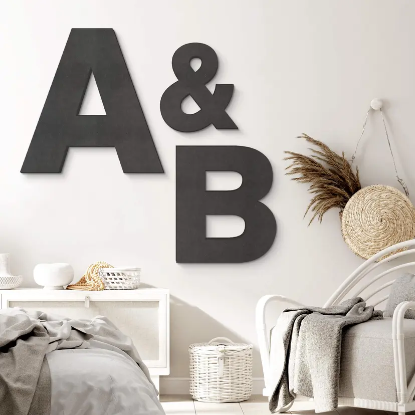 Letras de madera MDF para colgar - Swiss