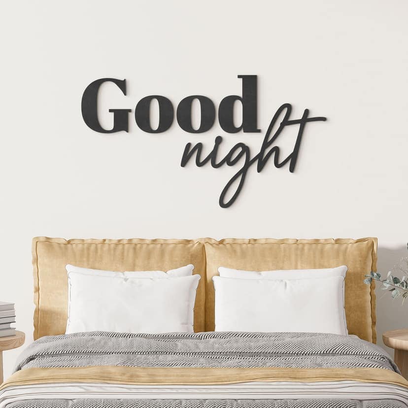 letras 3D Buenas Noches - Decoración MDF