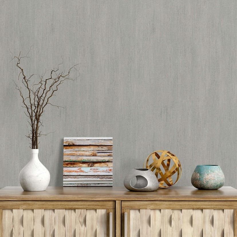Papel pintado no tejido, papel pintado para pegar en la pared Cameo topo