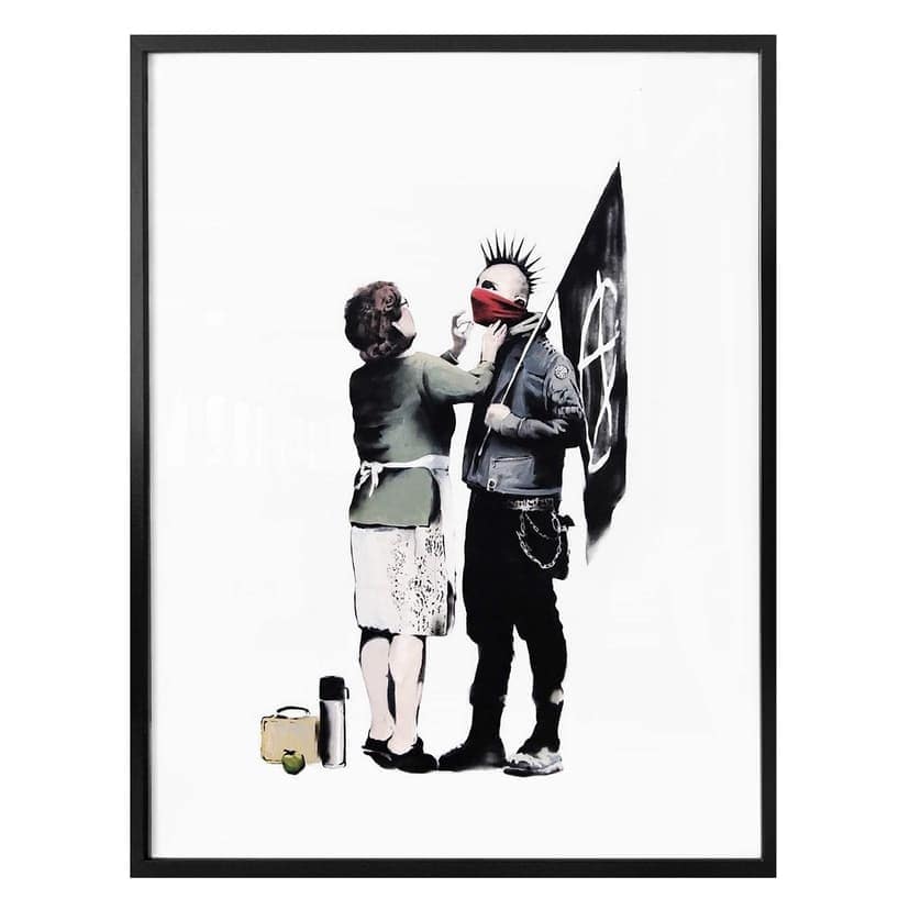 Póster Banksy - Consejos de madre
