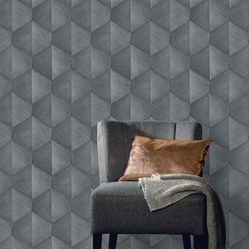 papel pintado 3D, papel pintado con motivo Fashion for Walls 4 de Guido Maria Kretschmer gris