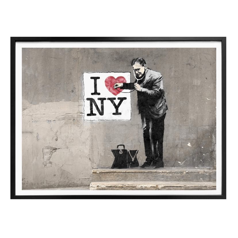 Póster Banksy - I love New York