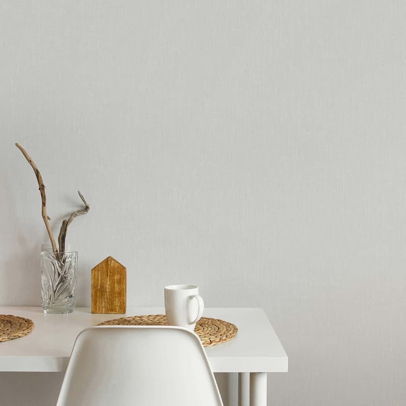 Papel pintado no tejido texturizado, estructura de líneas moderna en gris