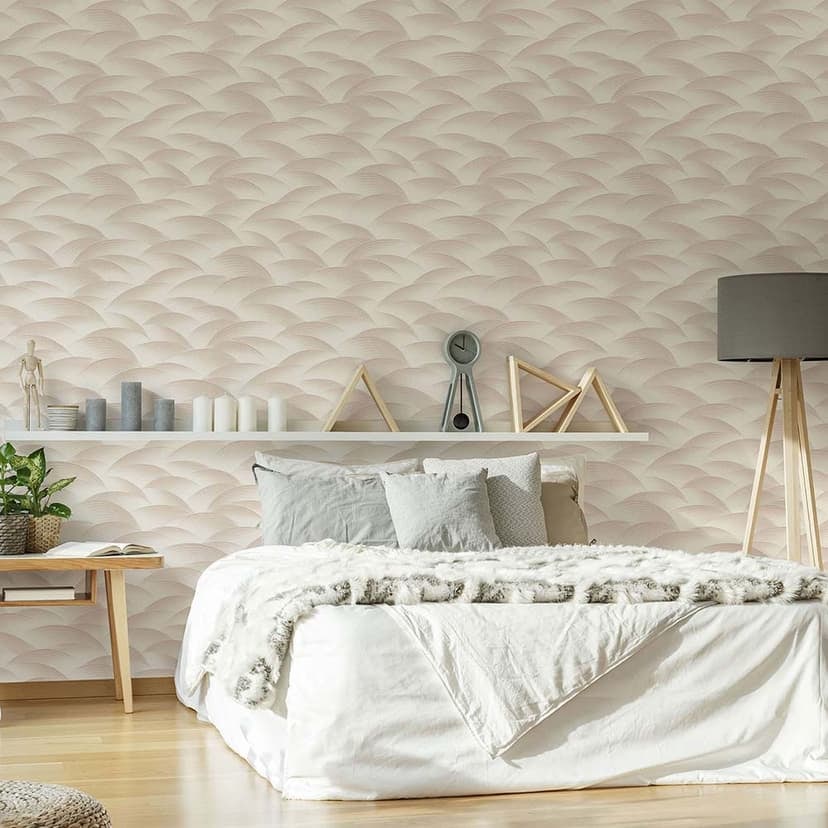 Papel pintado ondulado, papel pintado motivo Fashion for Walls 4 de Guido Maria Kretschmer beige