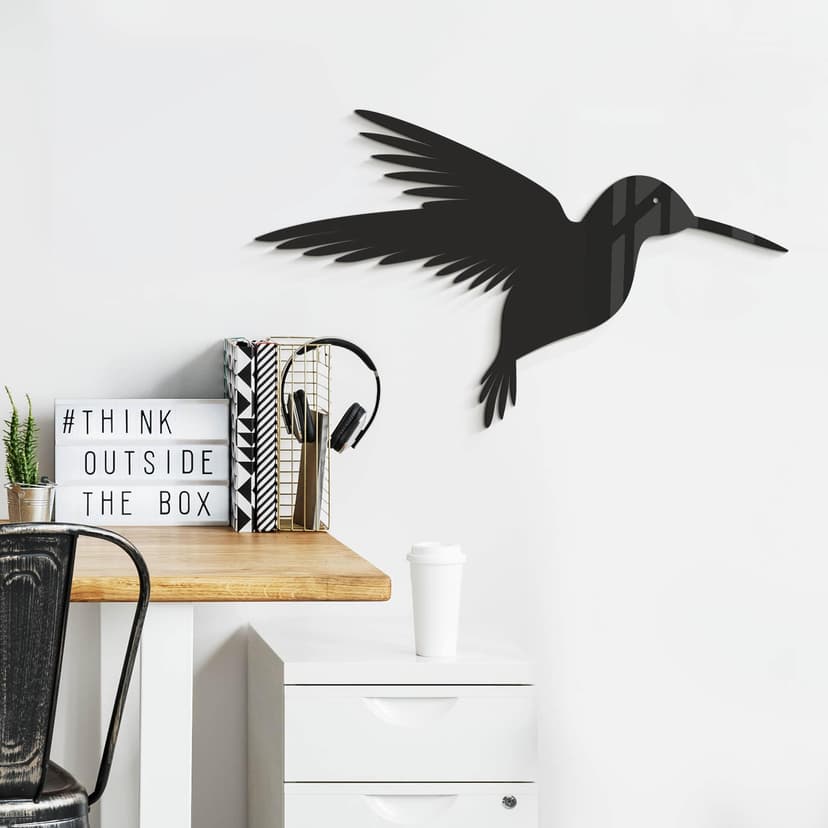 Decoración acrílica colibrí