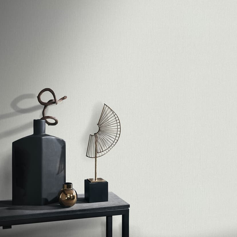 Guido Maria Kretschmer papel pintado unitario Echo & Soft Loom Fashion para pared 5 gris claro