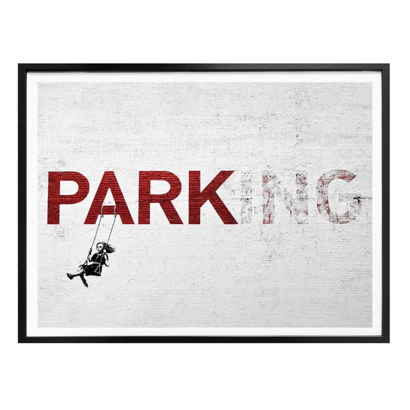 Póster Banksy - Aparcamiento