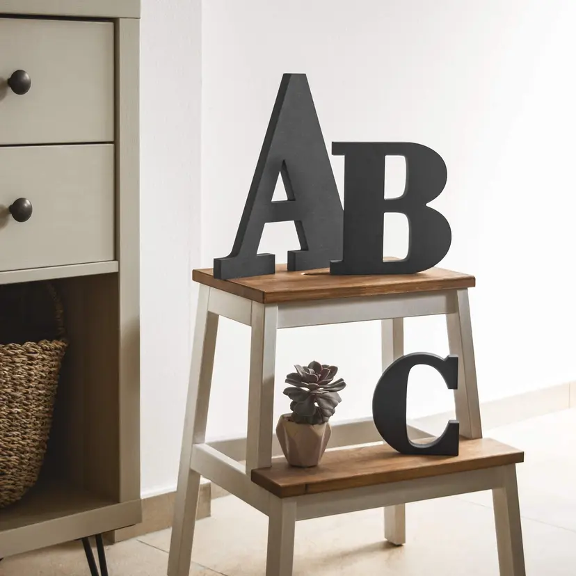 Letras de madera MDF - Fuente Bodoni