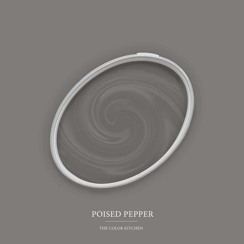Pintura interior gris mate I Poised Pepper | crear un ambiente elegante y moderno | THE COLOR KITCHEN