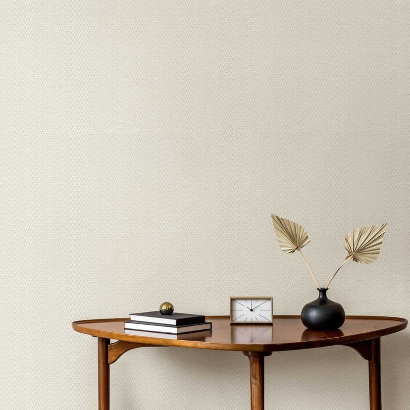 Papel pintado no tejido, papel pintado gráfico Cameo crema beige