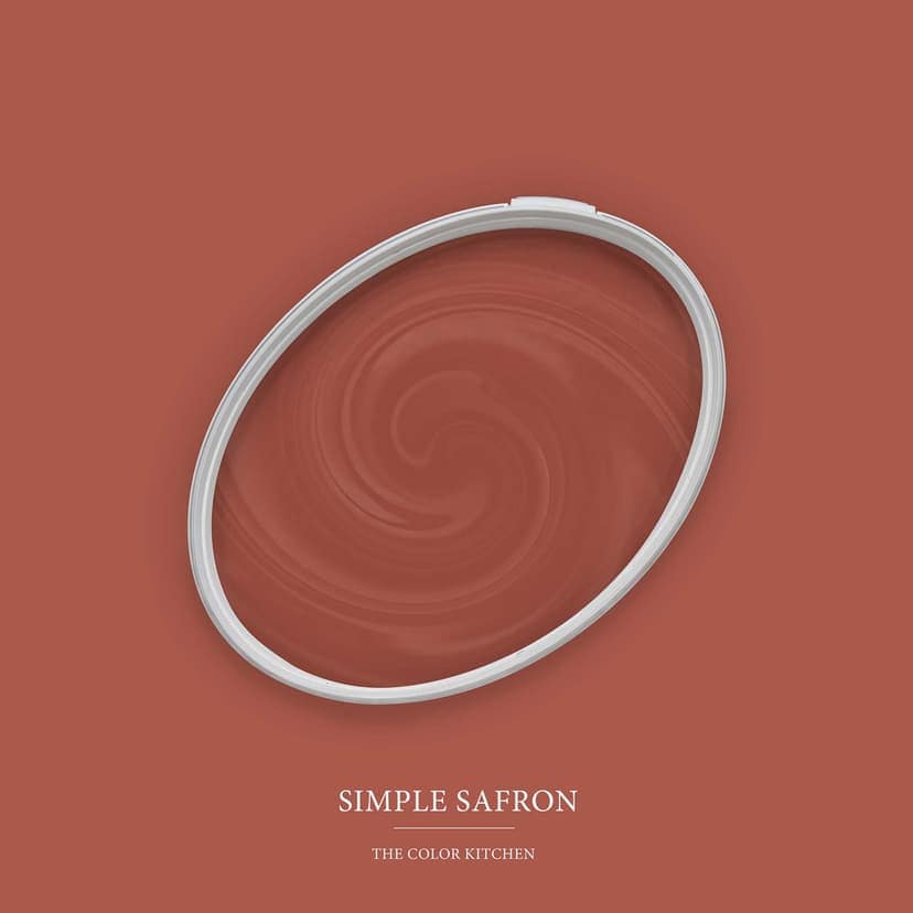 Pintura interior roja semimate I Simple Safron | apasionada y llena de energía | THE COLOR KITCHEN