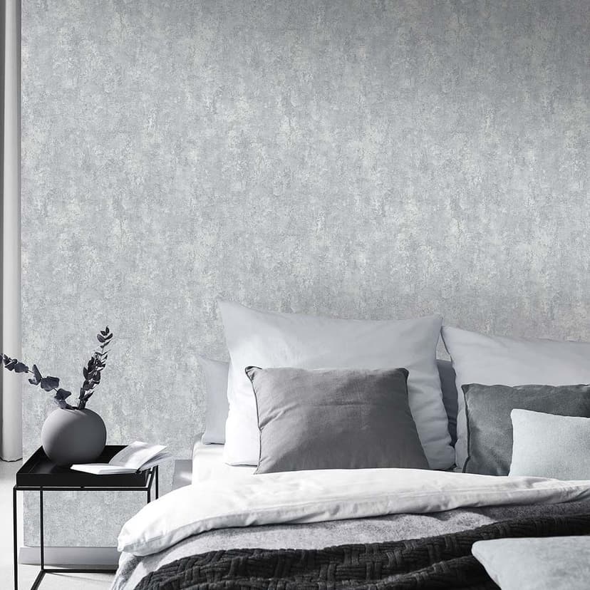 Papel pintado Metal óptico, papel pintado metalizado Fashion for Walls 4 de Guido Maria Kretschmer gris