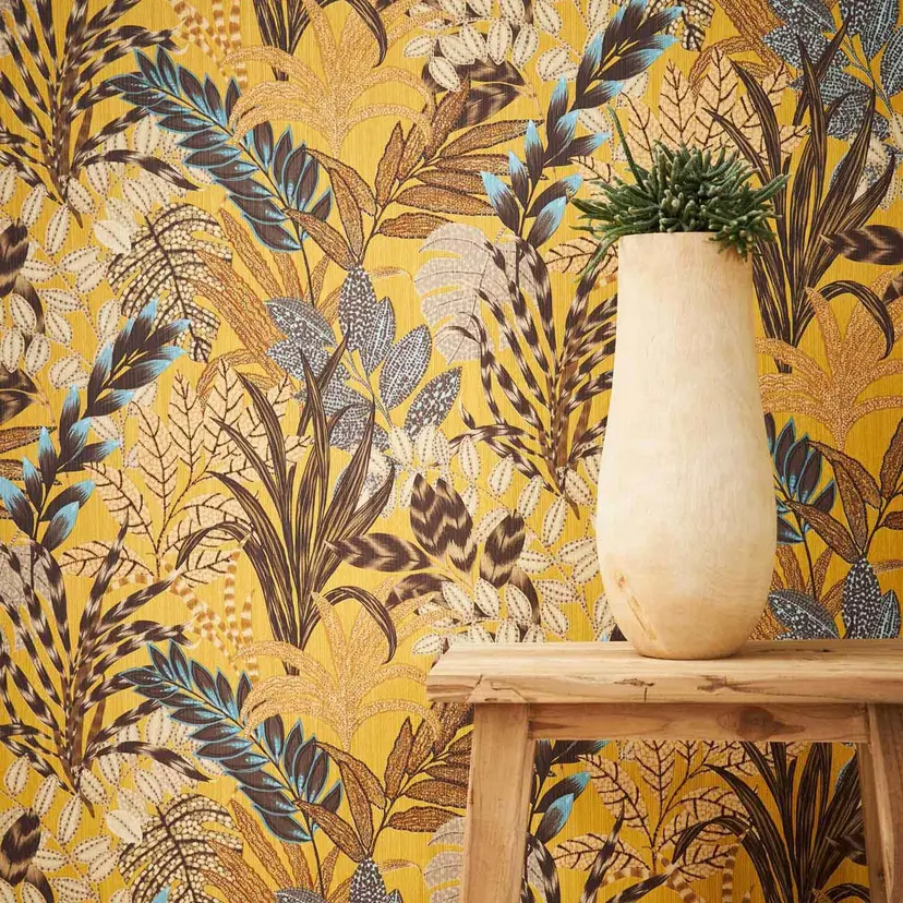 Papel pintado no tejido Livingwalls Papel pintado jungla Metropolitan Stories Nala Ciudad del Cabo m