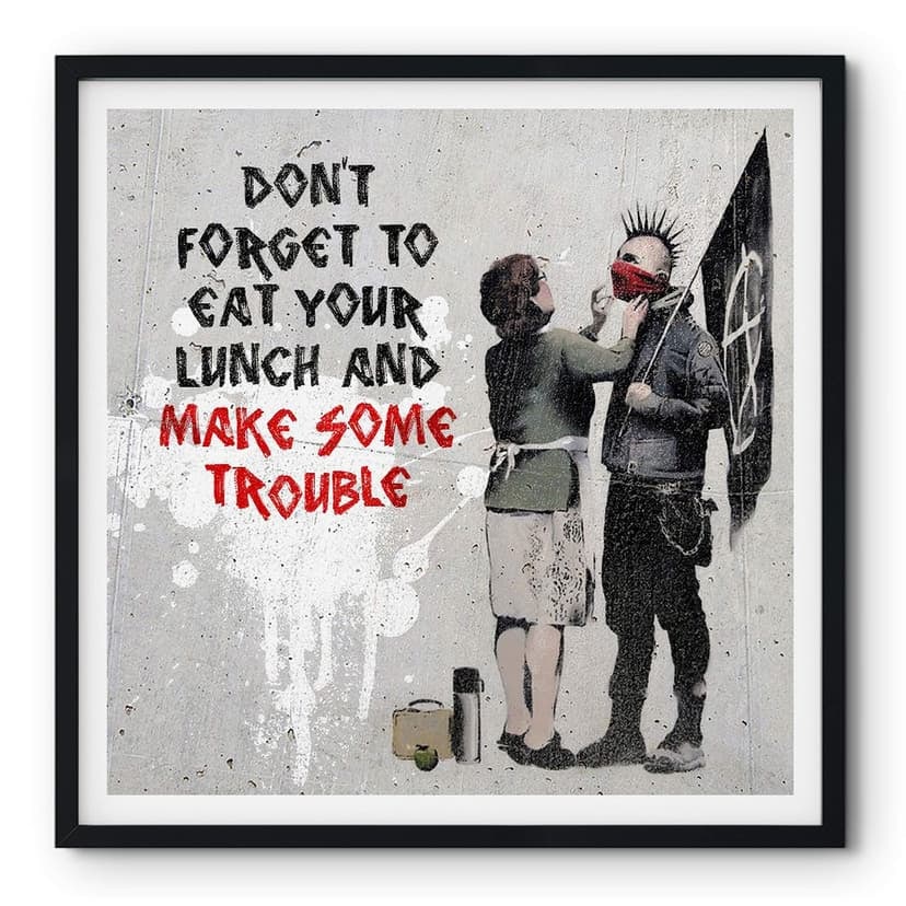 Póster Banksy - Causa problemas