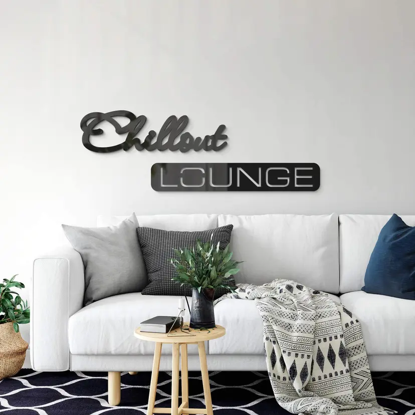 Letras acrílicas Chillout Lounge