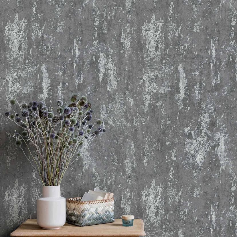 Papel pintado no tejido Erismann Casual Chic gris