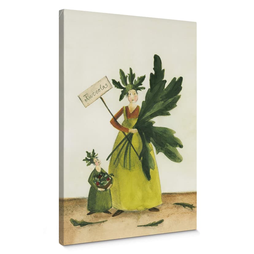 Lienzo Leffler - Niña Ruccola