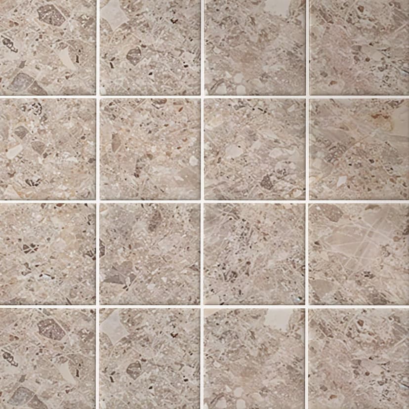 Azulejos adhesivos efecto piedra, terrazo claro - Vinilo muebles, Salpicadero de cocina, Vinilo baño