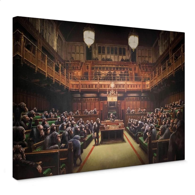 Lienzo Banksy - Parlamento descentralizado