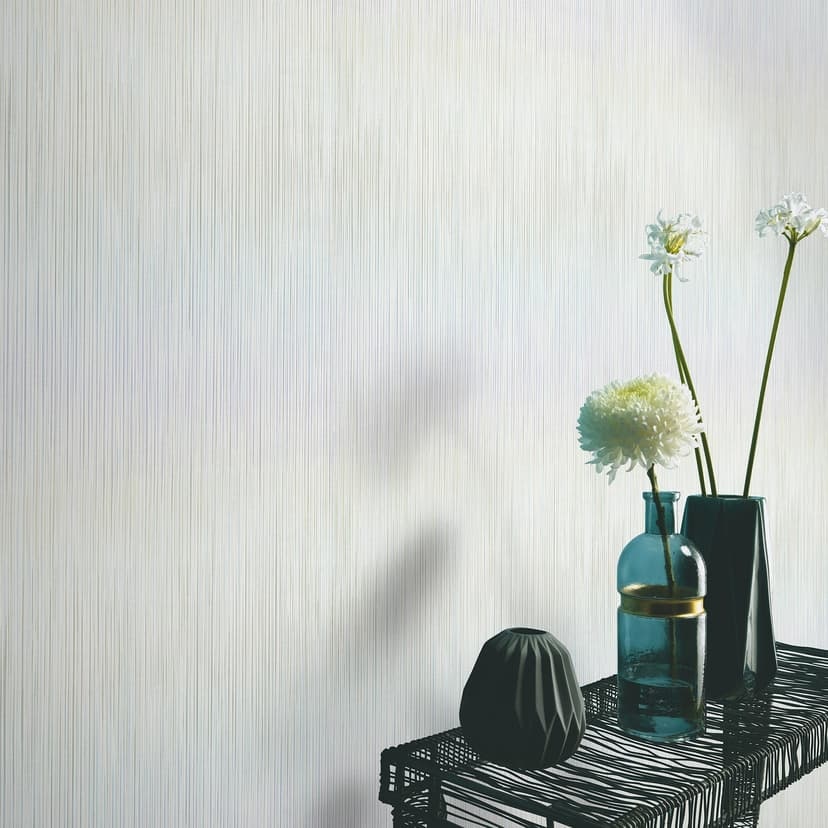 Papel pintado no tejido, papel pintado para pegar en la pared Cameo verde, gris